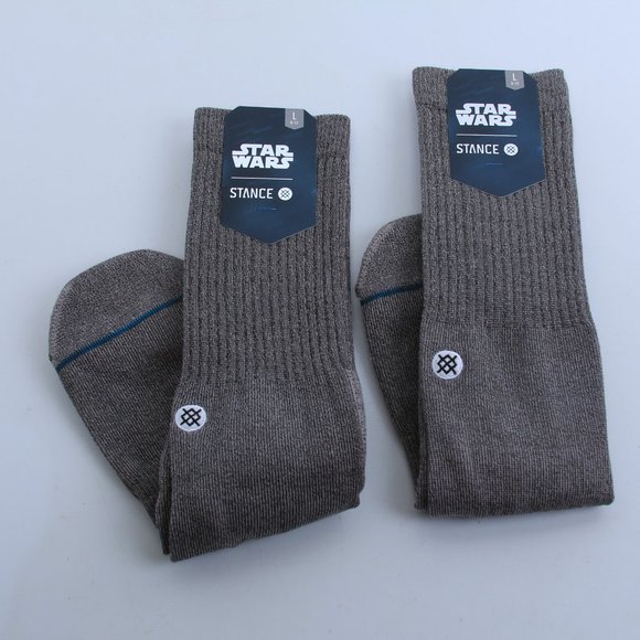 MENS | 2 Stance Grey Solid Trooper Star Wars NEW - Picture 14 of 14